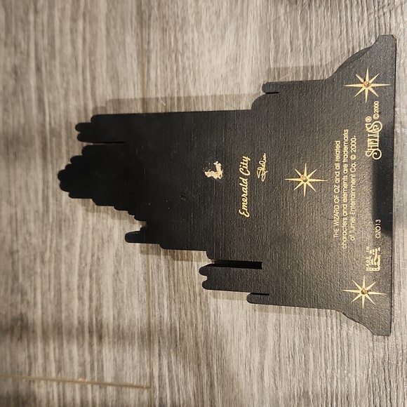 Shelia's 2000 The Wizard of Oz 6 pc. Lot Emerald city & 5 wooden Figurines - Picture 10 of 13